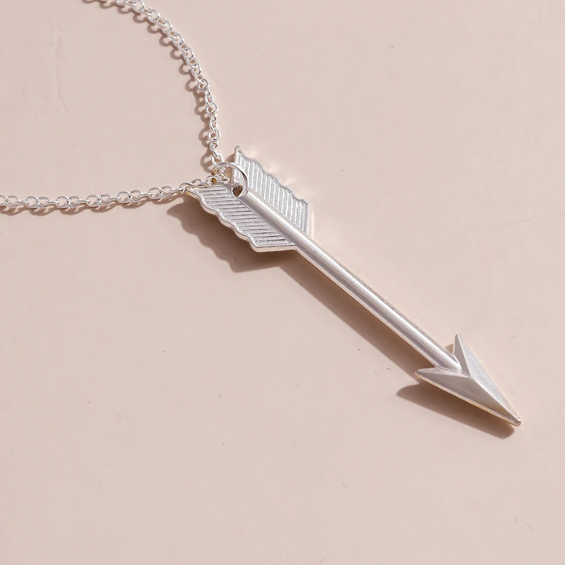 Aihua Neue Einfache Pfeil Anker Lange Anhänger Halsketten Pullover Ketten Halsketten für Frauen Mädchen Valentinstag Schmuck Kragen – Detail 7