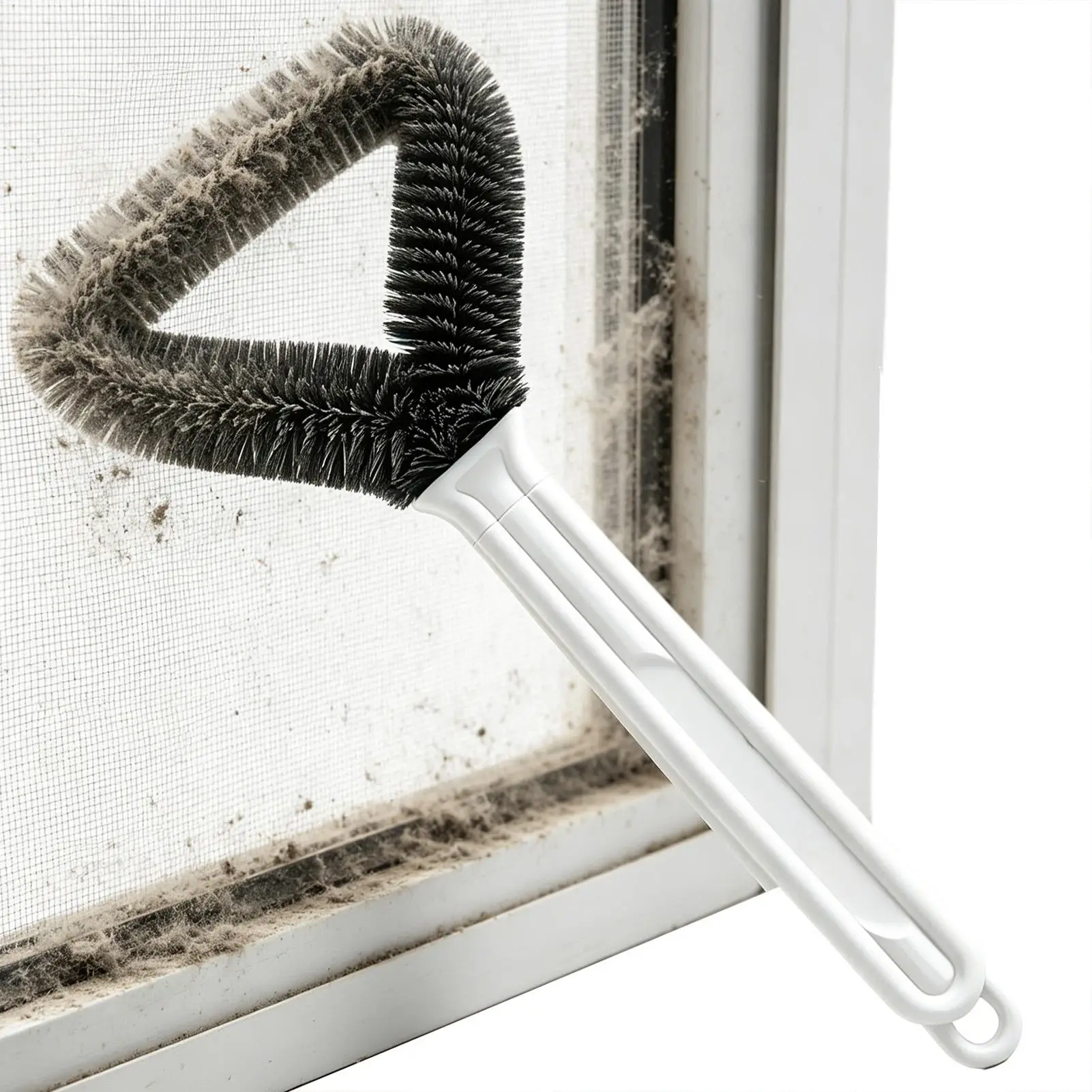Multifunctional Window Screen Cleaner Tool, Lint Duster for Patio Door Home Car, Ceiling Vent Sill Cleaning Brush for Easy Use