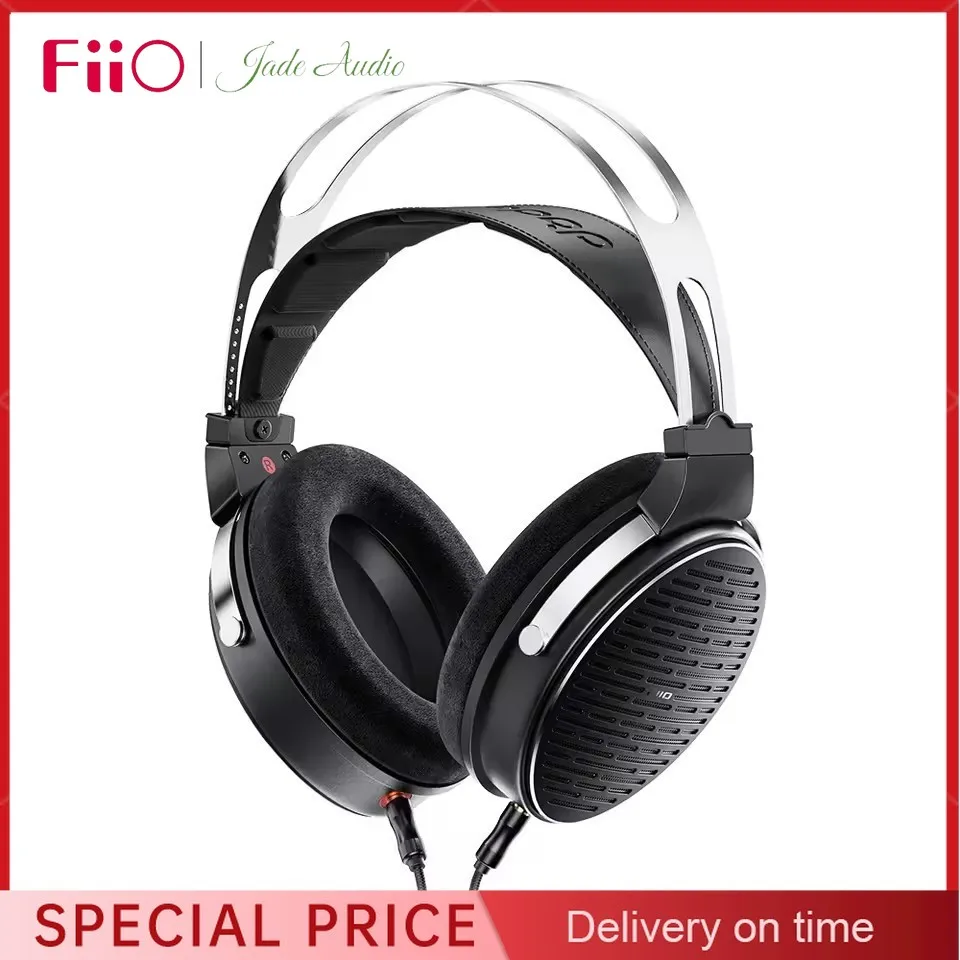 FiiO JT3 Over-Ear Headphone Lightweight Open HiFi Music Headset with Wired Control Interchangeable Cable Big Driver