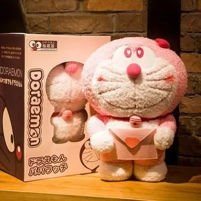 2024new 40cm Pink Doraemon Plush Blue Fat Robot Cat Toy Jingle Grab Machine Doll Soft Pillowl Creative Doraemon Figure Toys Gift