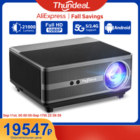 ThundeaL 1080P Projector WiFi Full HD Projector LED 2K 4K TV Video Movie Smart Phone Home Theater TD98 Beamer Cinema Big Screen