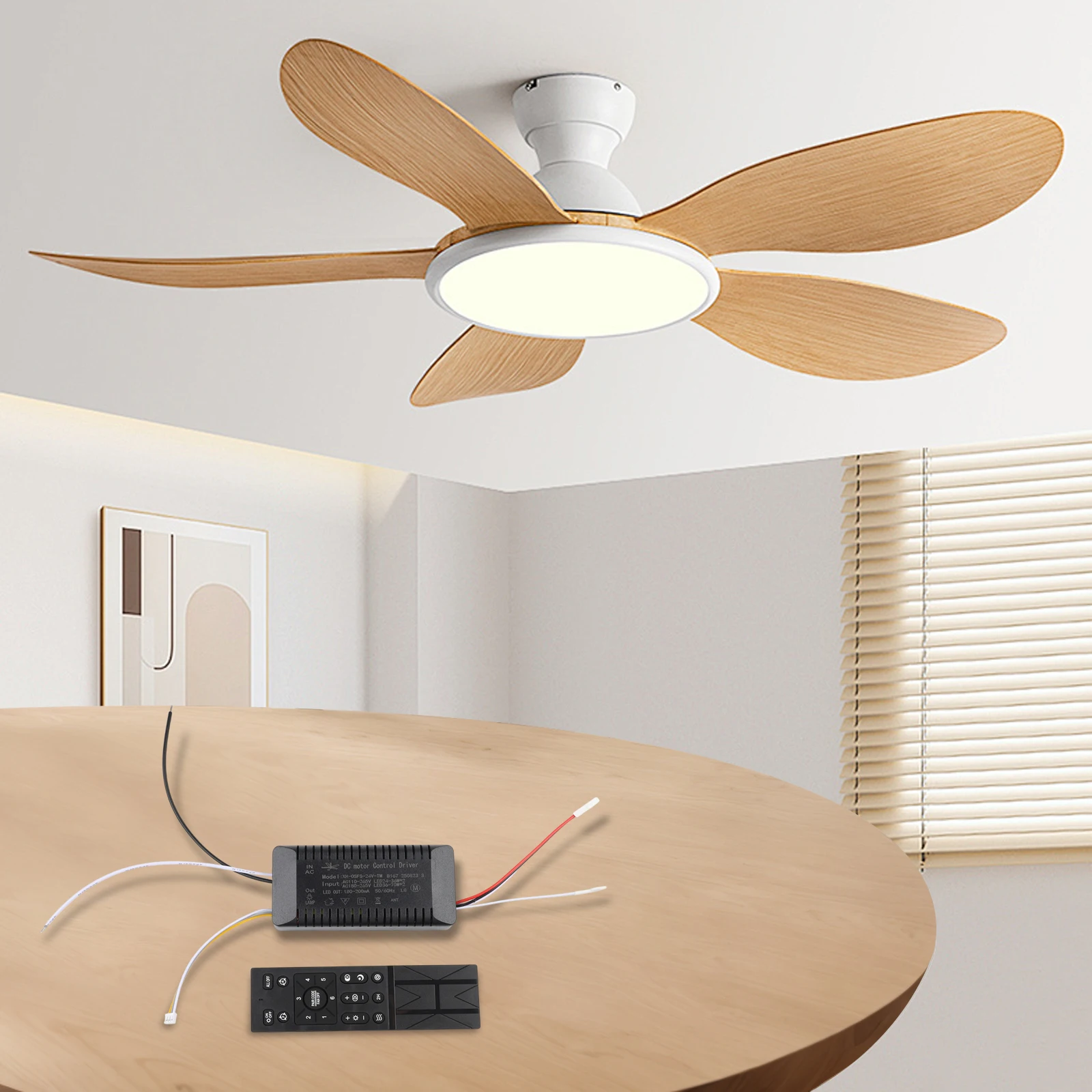 

As Shown In The Picture Ceiling Fan Remote Fan Light Fan Speed Control Output Voltage 24V Variable Frequency Control