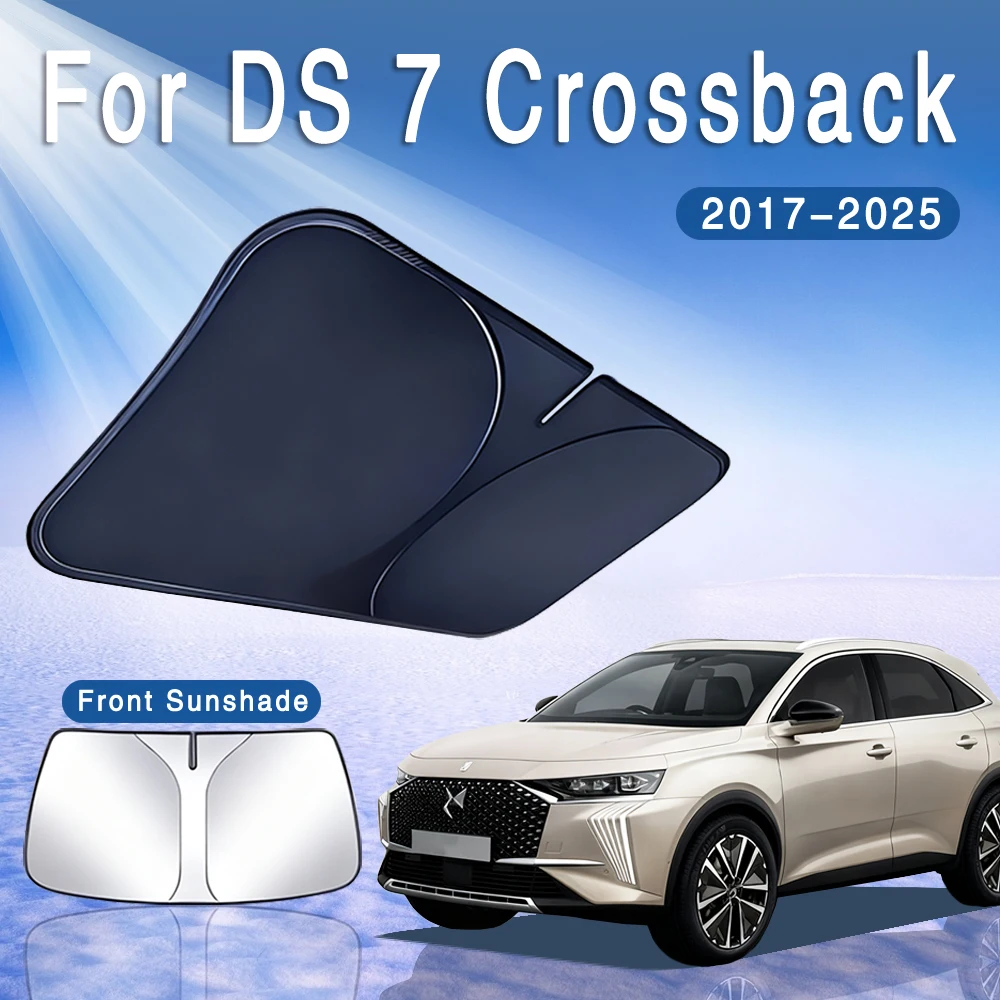 Car Sun Visor Front Windshield Sunshade Heat Insulation Summer Cooling Auto Accessories For DS 7 Crossback 2017~2025 2020 2023