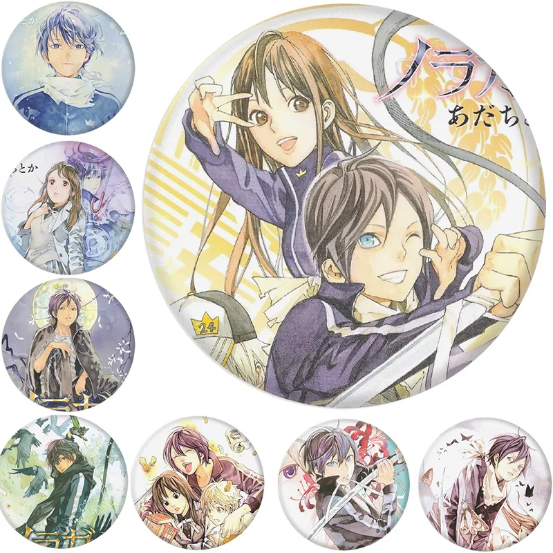 Aragoto Yato Iki Hiyori Yukine 58Mm Round Iron Badges Icon дешевые значки