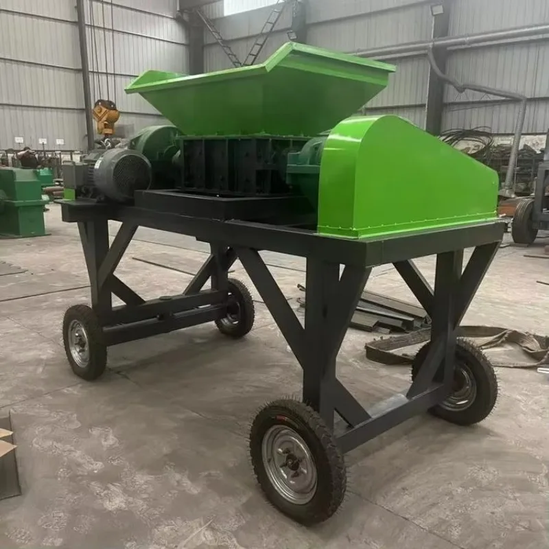 Mobile Tire Crusher Tyre Shredder Recycling Machine Rubber Milling Machine