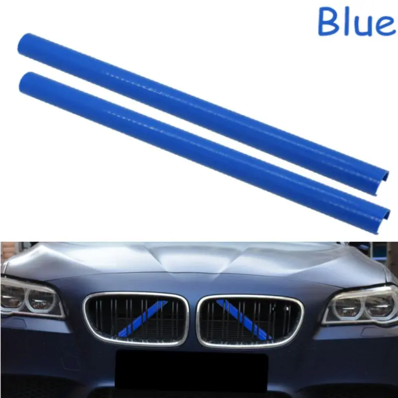 For BMW 5 6 7 Series G30 G32 G31 6GT G11 G12 Z4 G29 2 pcs Car Front Radiator Grille Cover Frame Trim Strips Exterior Accessories