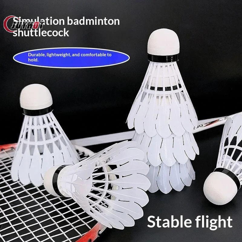 Badminton Shuttlecocks Durable High Elasticity 3/6/12Pcs Stable Flight for Indoor Outdoor Daily Training Casual Play