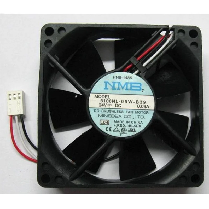 M  New NMB 3108NL-05W-B39 DC24V 0.09A 3pin cooling fan#QW