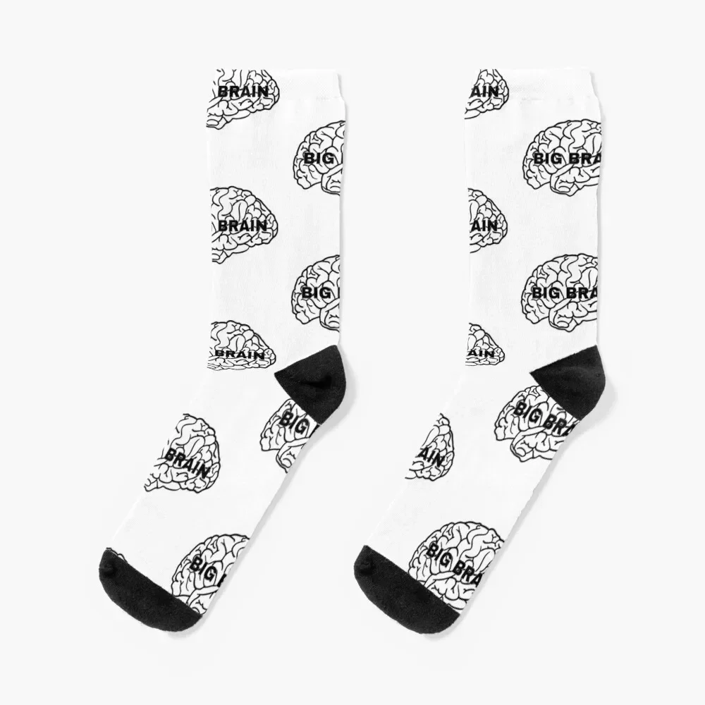 

Big brain Socks Stockings compression sheer sports and leisure funny sock Men Socks Women's