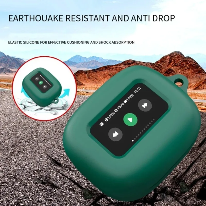 غطاء حماية من السيليكون لهاتف JBL Live Beam 3 سماعات بلوتوث صندوق شحن غطاء سماعة أذن واقي مع خطاف #2