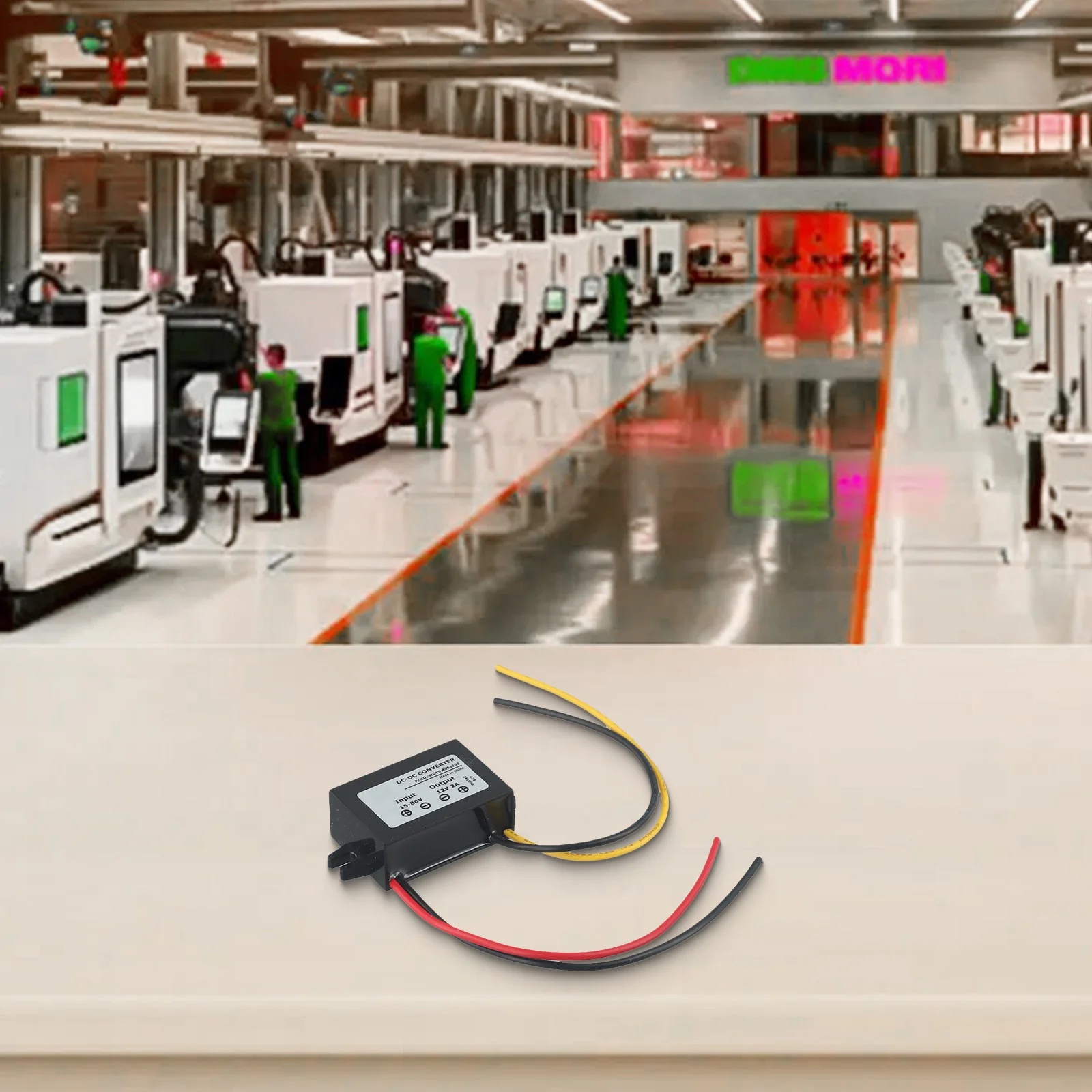 LED Driver Circuit DC Step Down Converter Thermal Conductive Silicone Potting ABS Flame Retardant Shell For RV Power Management