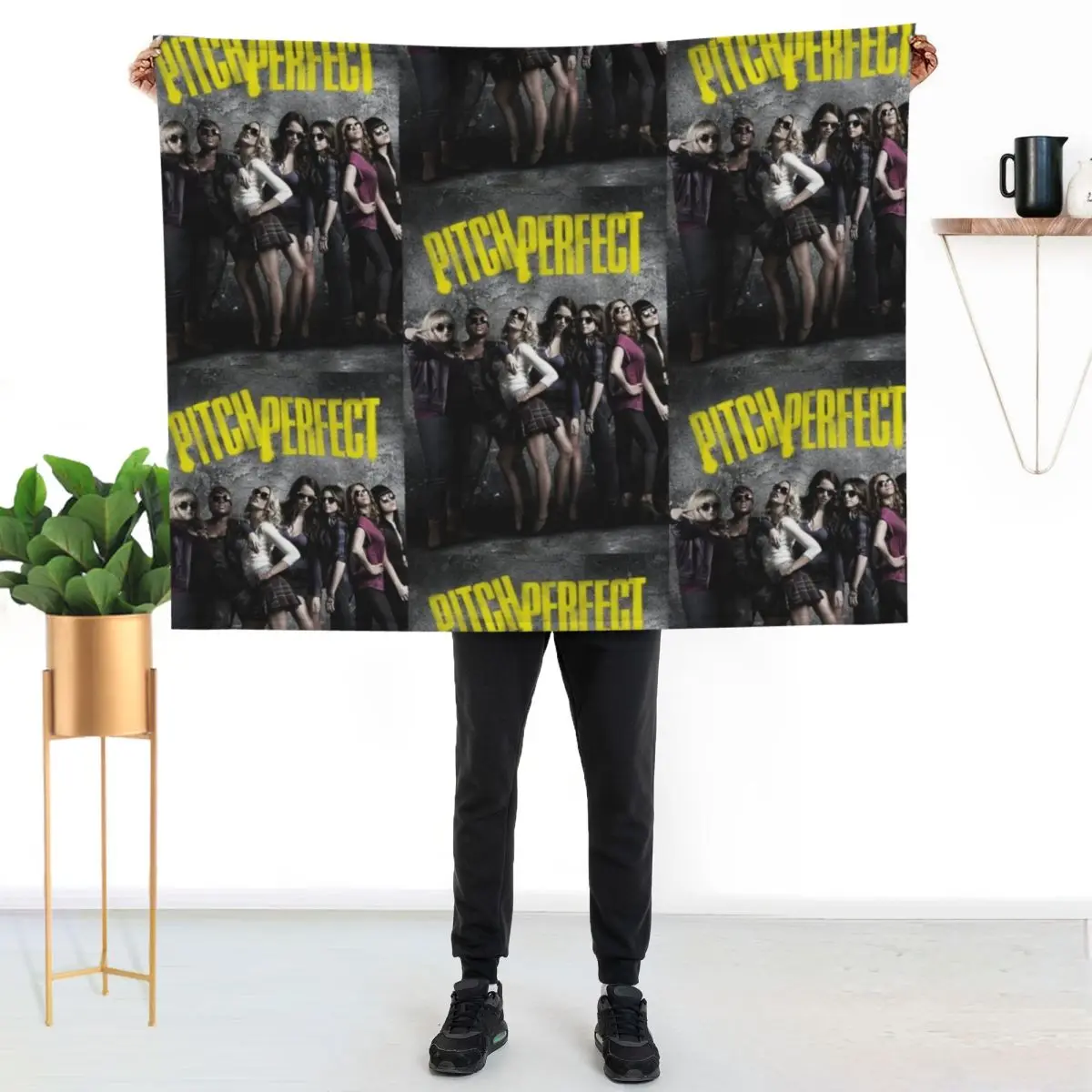 Pitch Perfect Film Comedy Throw Blanket Decorative Soft Throw Blanket for Couch Sofa