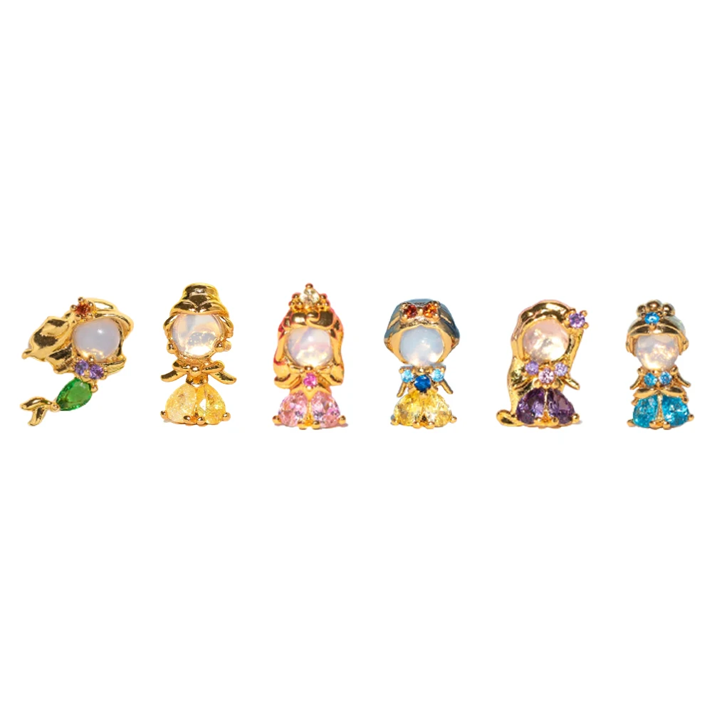 أقراط زيركون رائعة للنساء والفتيات ، إبرة فضّية ، حلوة ، عصرية ، لطيفة ، هدايا حفلات ، بيع بالجملة ، 1: