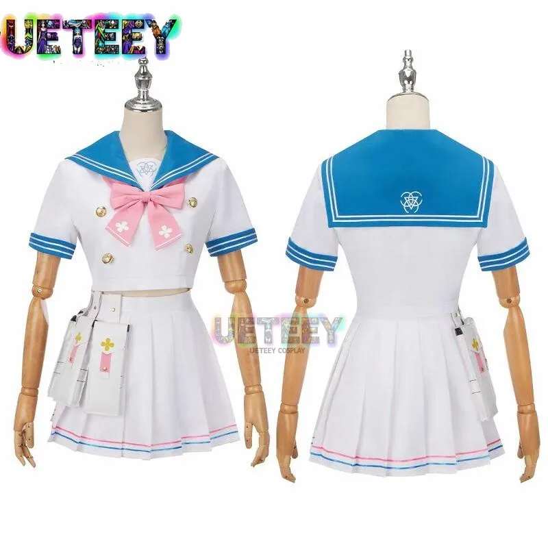 UETEEY الأزرق الأرشيف Urawa Hanako تأثيري حلي يمكن ارتداؤها يوميا هالوين زي مجموعة حجم مخصص