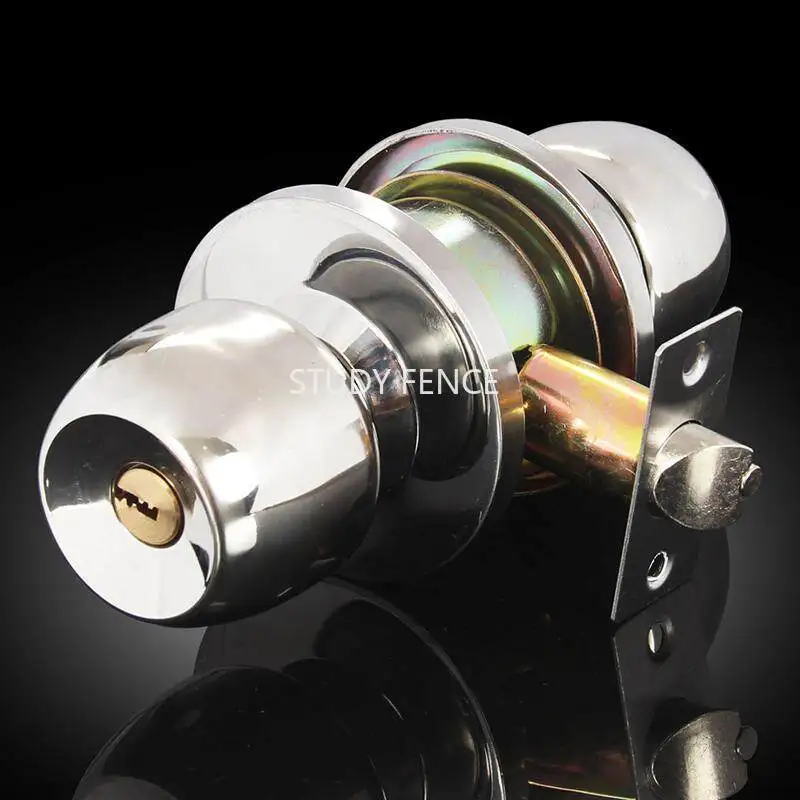 1 Set of Universal Spherical Door Lock Set Indoor Door Lock Is Not Available Toilet Ball Lock Suitable for New Door Installation