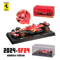 Bburago 1:43 f1 2024 Ferrari SF24 #16 lecler #55 sainz jr. legierung auto druckguss modell spielzeug sammlung erste reihenfolge