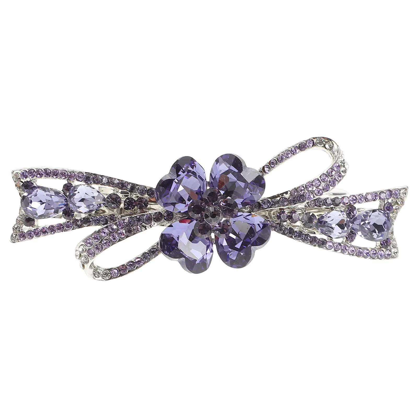 

Hair Accessories for Bling Rhinestone Barrette Clip Decoration French Barrettes