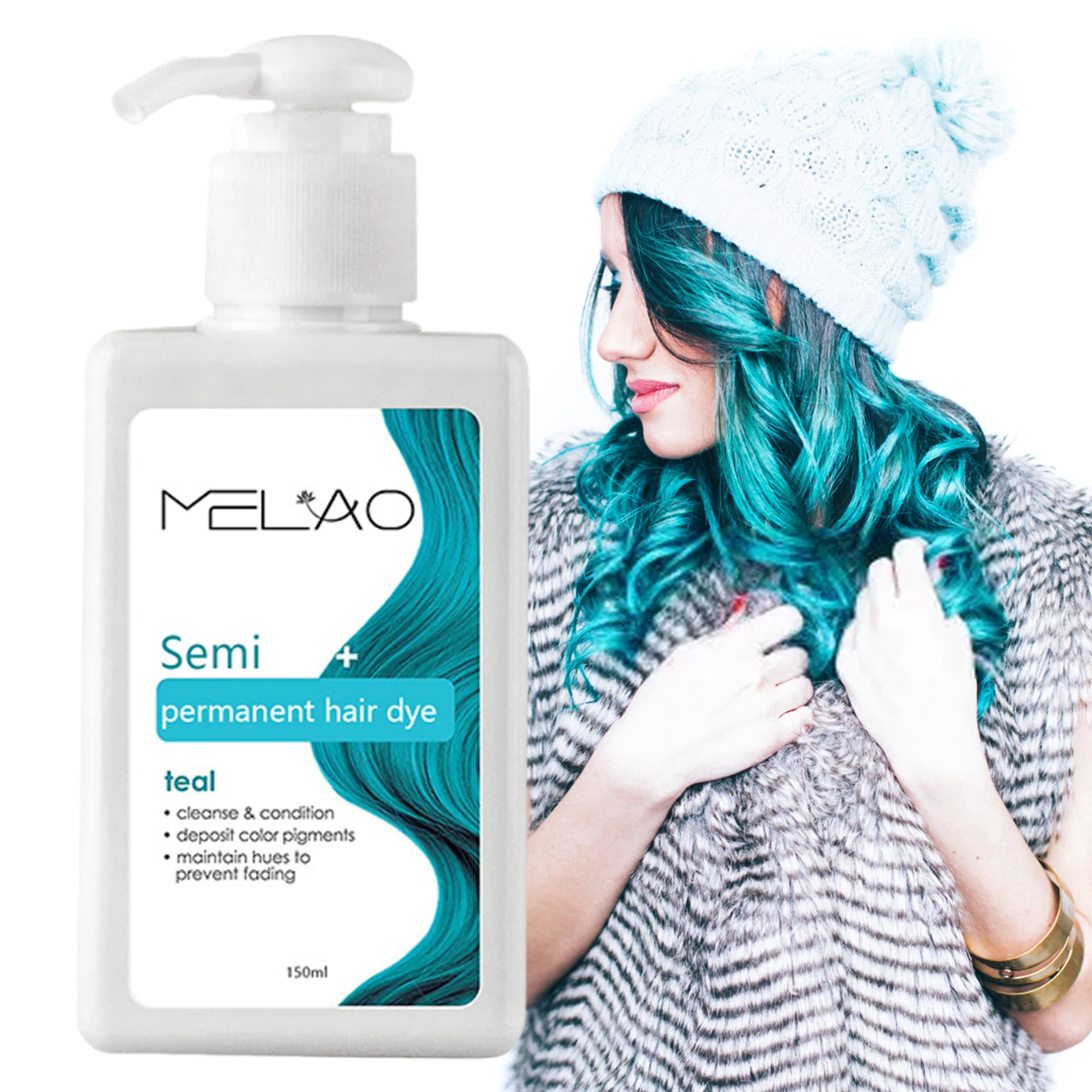 Semi Permanent Hair Dye Hair Color Cream And Conditioner Coverage Semi-Permanent Hair Dye Cream Red/Blue Hair Dye Cream