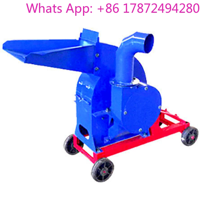 400 Model 7.5KW Hammer Mill 380V Corn Straw Mill Animal Feed Processing  Make Powder Feed Processing Feed Mill