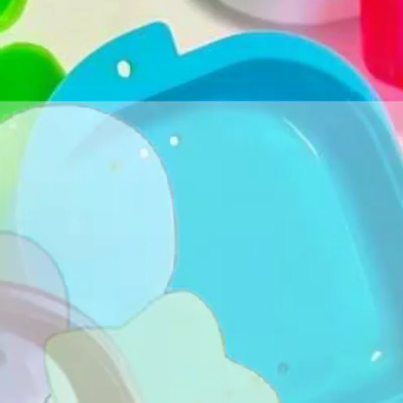 Colorful Plastic Denture Retainer Case With Ventilation Holes Durable For Daily Use Travel Mouthguard Storage