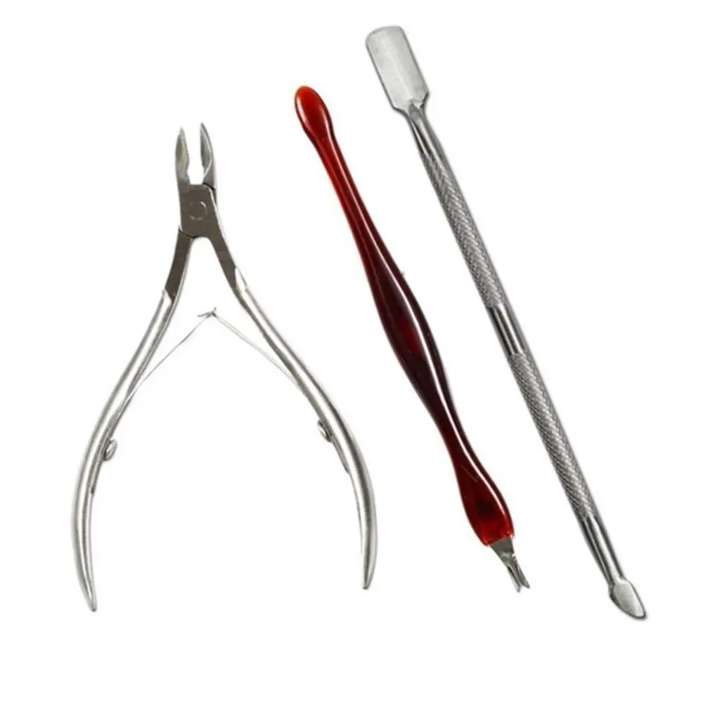 

Professional Cuticle Pusher Salon Pedicure Nipper Clipper Nail Art Tool Set Dead Skin Remover Set Cuticle Cutter Scissors