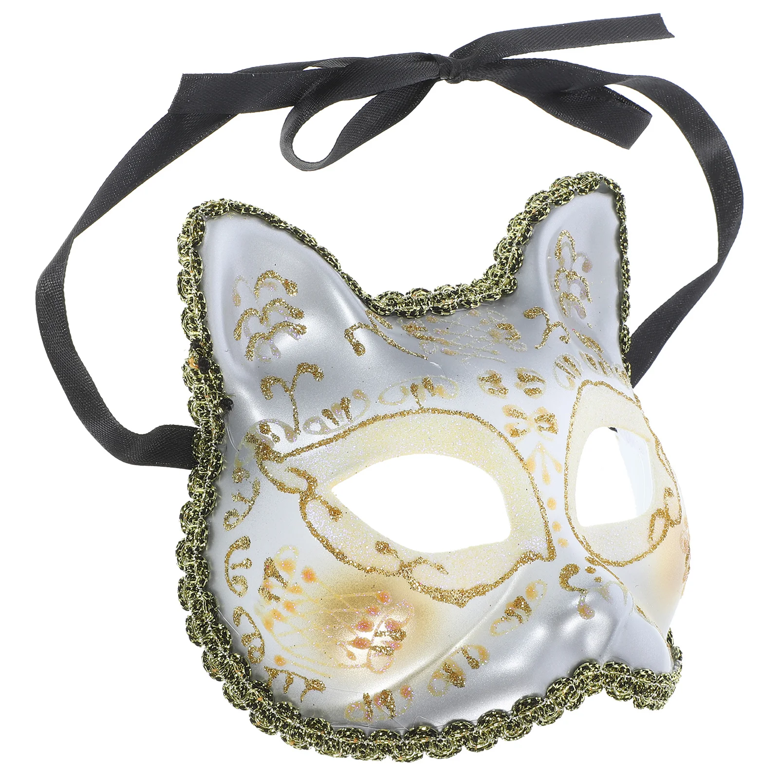 

Children Face Mask Cat Shape Reusable Party Photo Prop For Halloween Carnival Cosplay Masquerade Festival Decorations