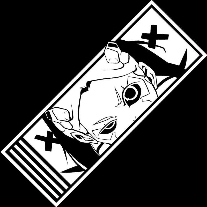 Anime Car Sticker Sexy Girl Rebecc Exterior Accessories Bodywork Styling Decoration Automobile Parts Die Cutting PVC Vinyl Decal