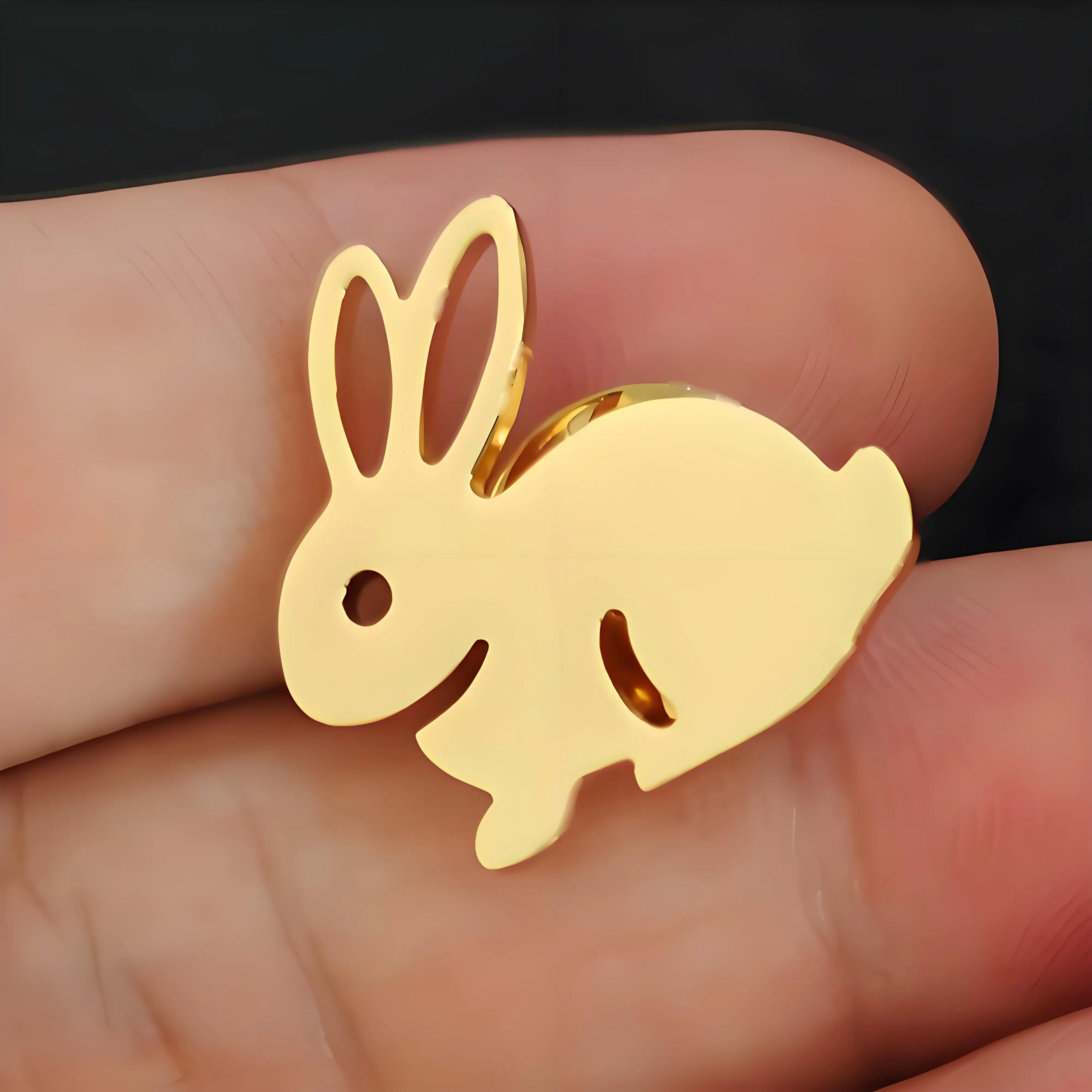 

Handmade Bunny Brooch Collection, Assorted Color Rabbit Pins, Trendy Unisex Accessory for Outfits & Gifting, Delicate Animal