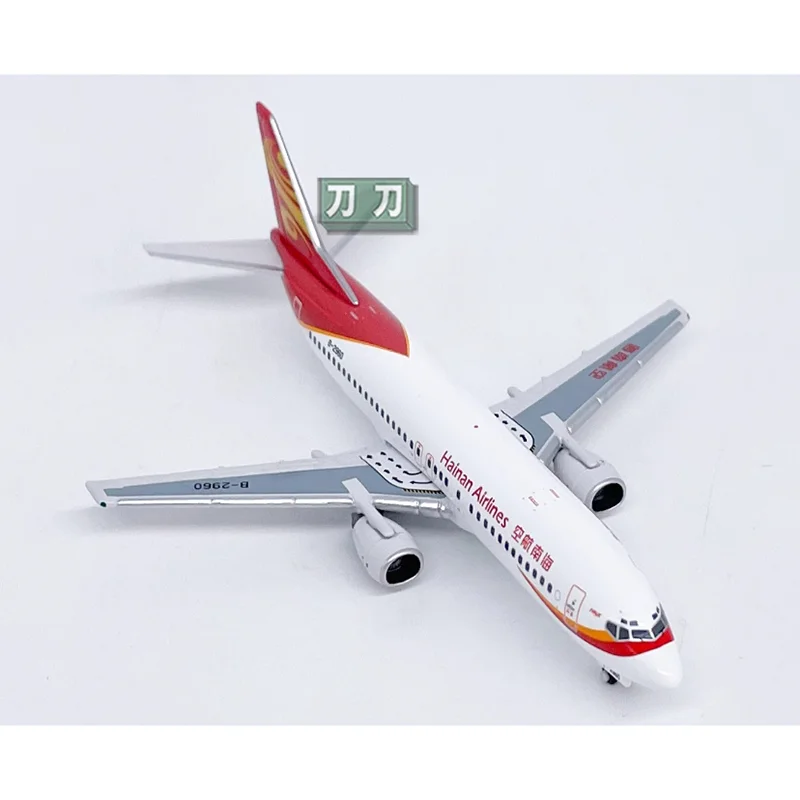 Diecast 1/400 Scale Hainan Airlines B737-400 Passenger Aircraft B-2960 B-2965 B-2967 B-2970 Alloy Model Collection Ornament