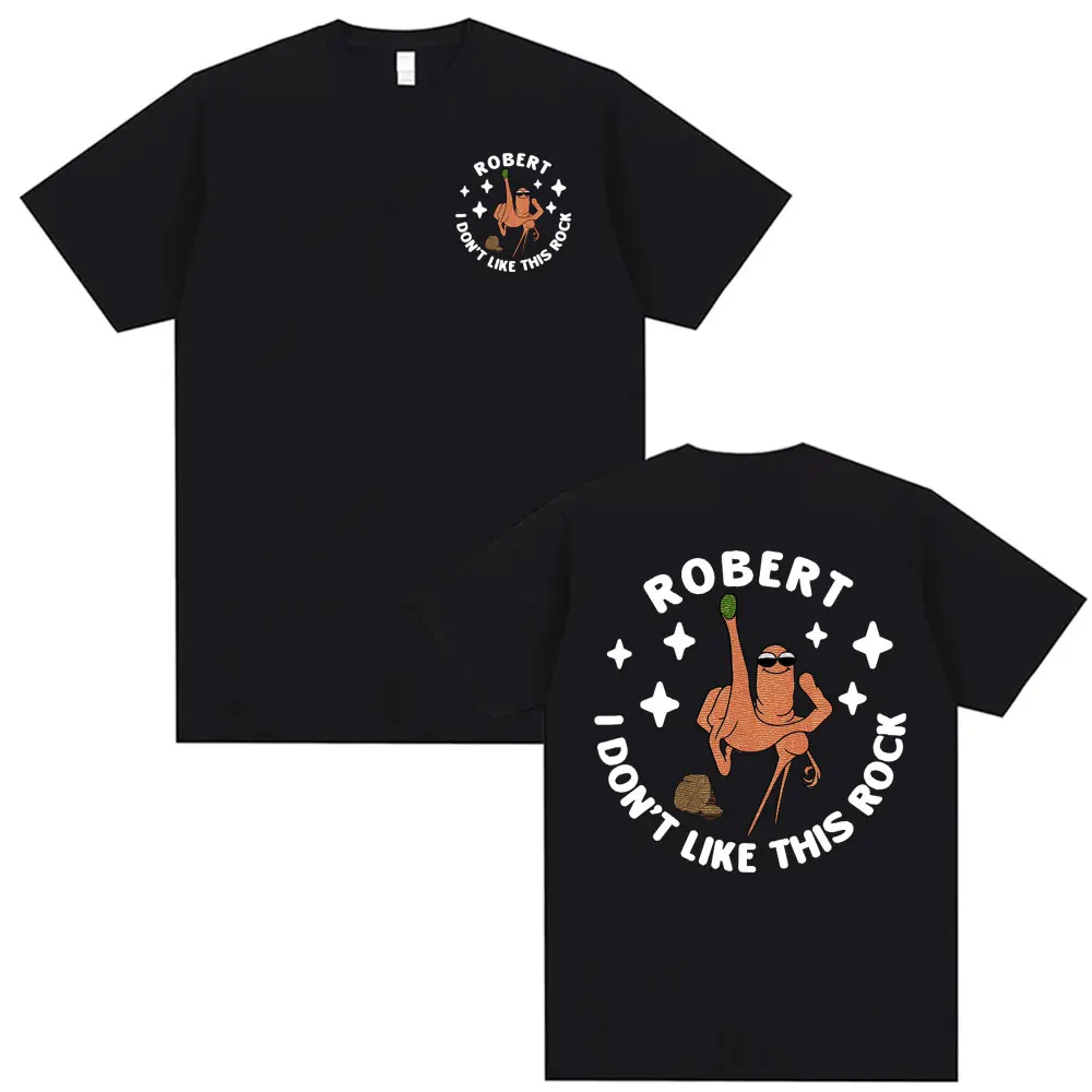 Funny I Don't Like This Rock Marcus The Worm Meme Merch Tee Shirt Men Women Clothing Vintage O-Neck Comfort T-shirts Streetwear