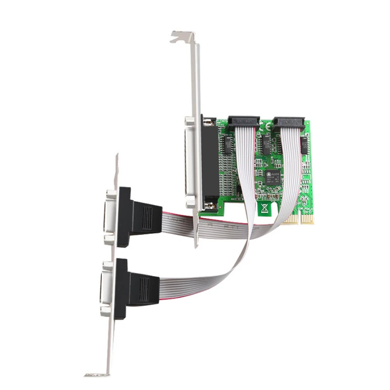 بطاقة توسيع وحدة التحكم PCIe1X 2 المسلسل 1 المنفذ المتوازي بطاقة التوسع موسع PCIE محول PCIE محول بطاقة قفص الاتهام محطة