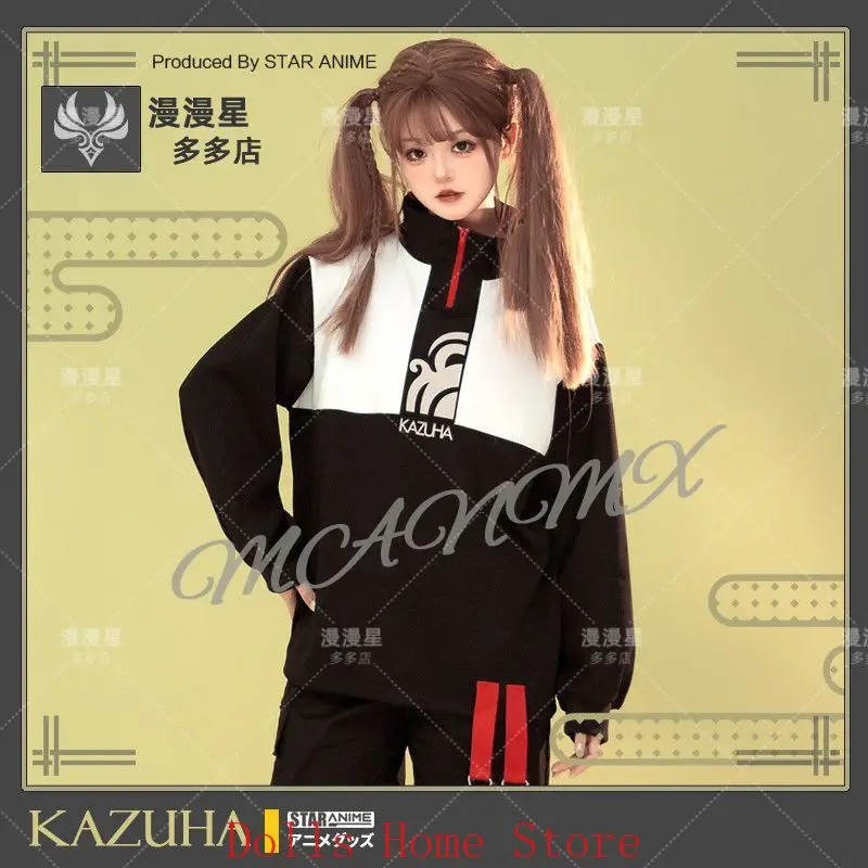 

Игра Genshin Impact Kaedehara Kazuha Косплей Костюм Осенняя мода Унисекс Ветровое пальто Толстовка Топы Пальто Куртка Брюки Костюм