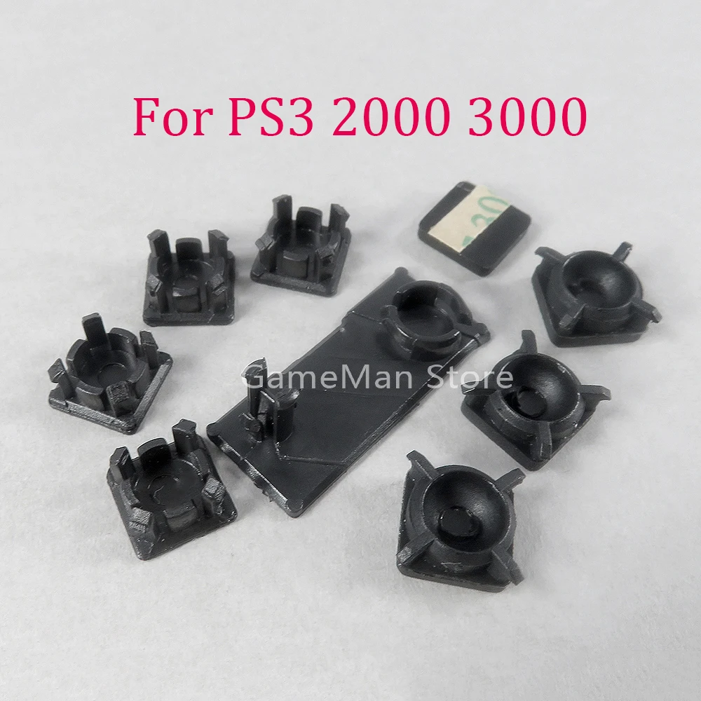 

100sets For PlayStation 3 4000 Rubber Feet Cover Plastic Botton Screw Dust Plug Spares Set For PS3 Slim 2000 3000