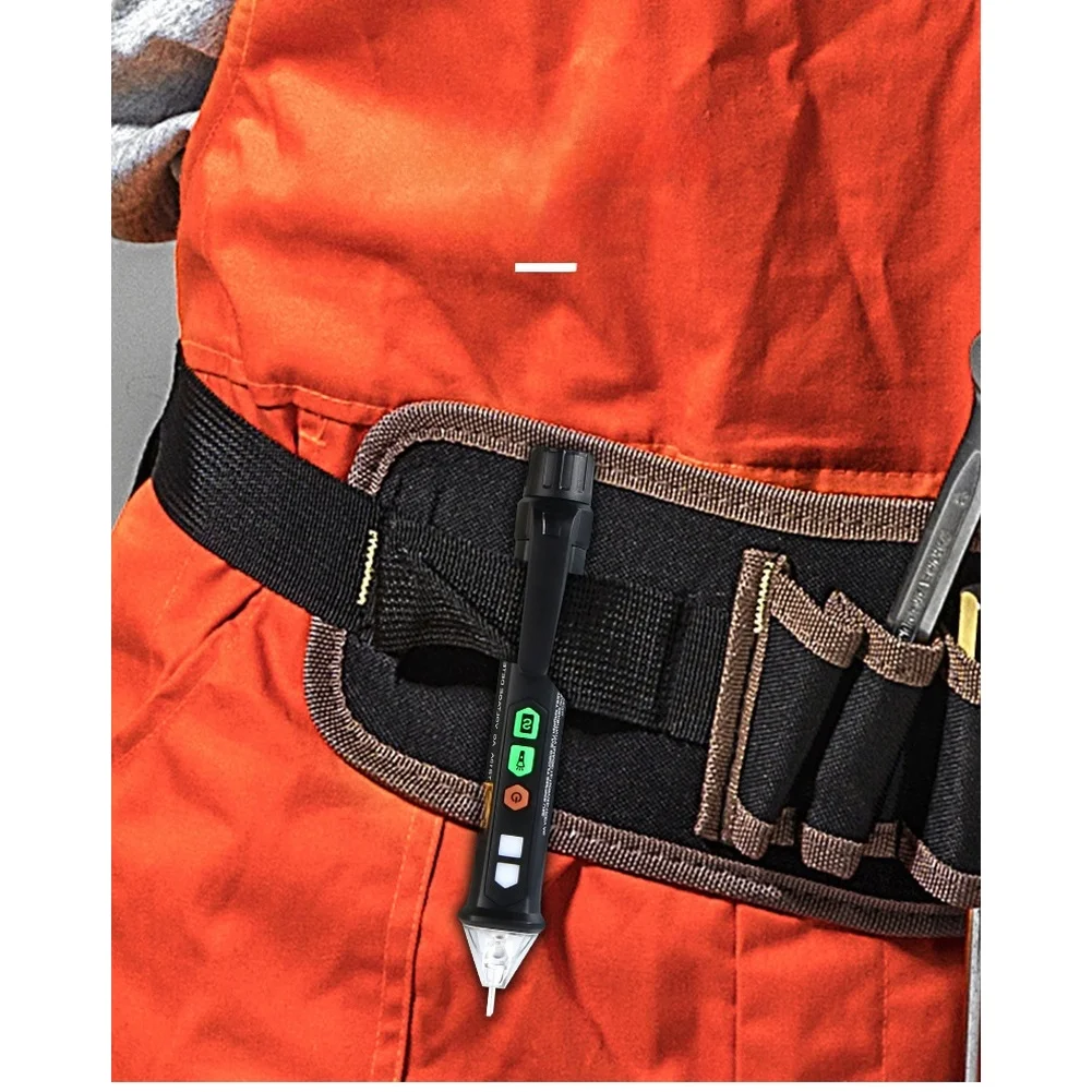 TS10A Voltage Tester Pen Designed for Non-Contact AC Detection 12V to 1000V with Flashlight and Sensitivity Adjustment