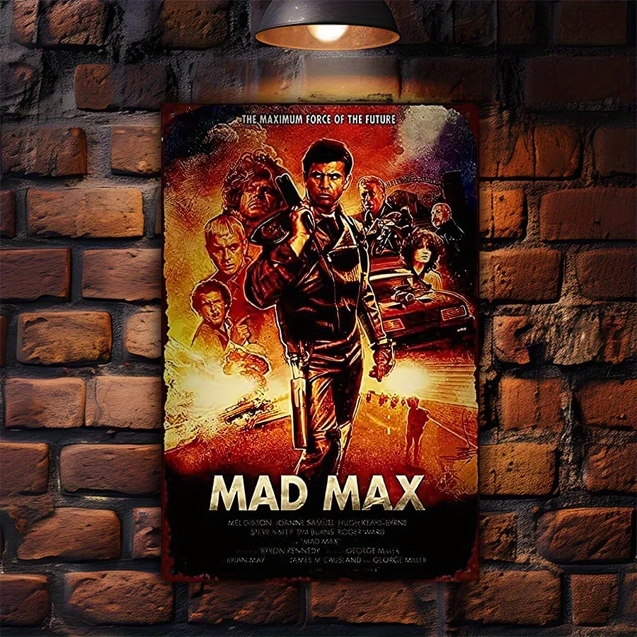 Mad Max Vintage Metal Wall Sign -  Retro 