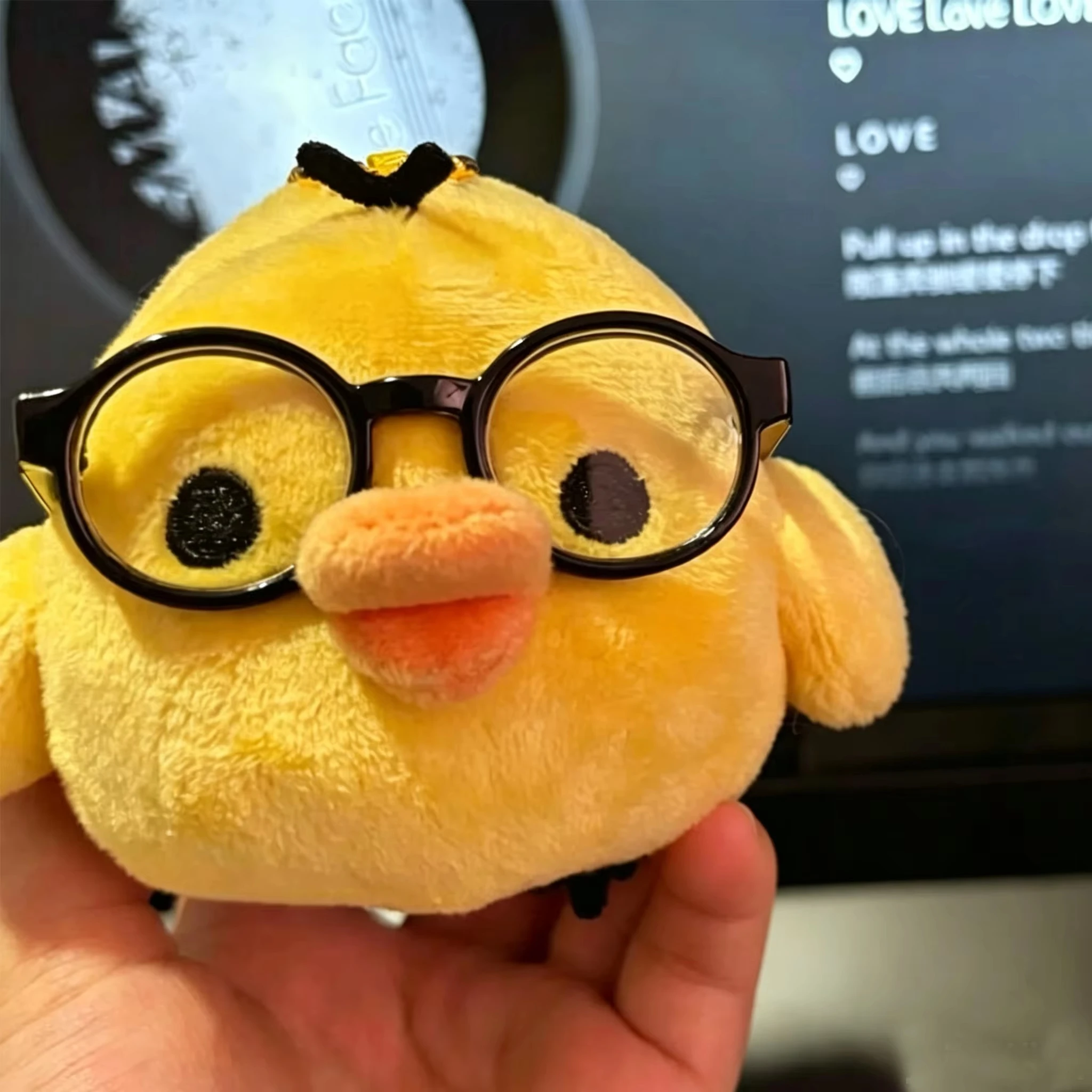 Cute Kiiroitori Yellow Chick Plush Keychain Rilakkuma Mini Stuffed Chicken Doll Backpack Pendant Keyring Cosplay Decor Fans Gift