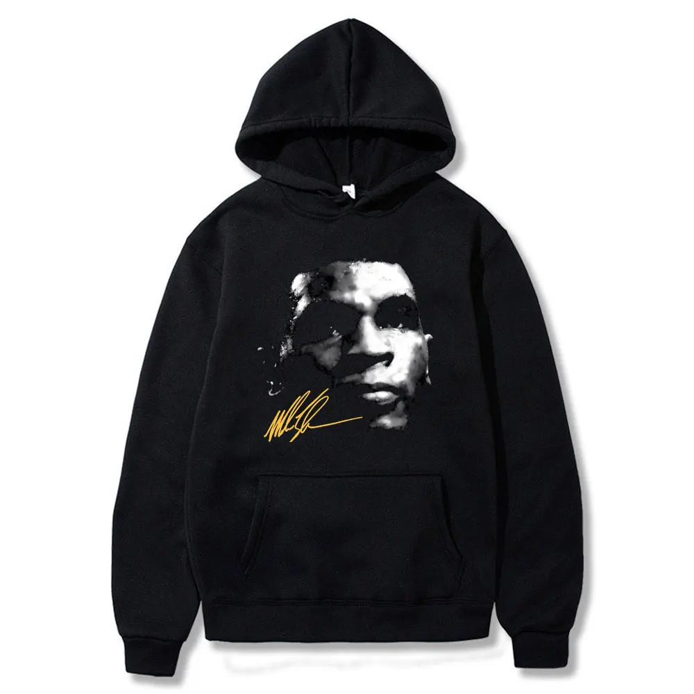 

Famous Boxing Mike Tyson Graphic Hoodie Men's Fleece Cotton Hooded Sweatshirt Men Women Hip Hop Oversized Hoodies 90s Streetwear