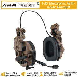 Shooting Active Headset F30 Headphones for Shooting Electronic Hearing Protection Ear Protect Noise Reduction Hunting Earmuff