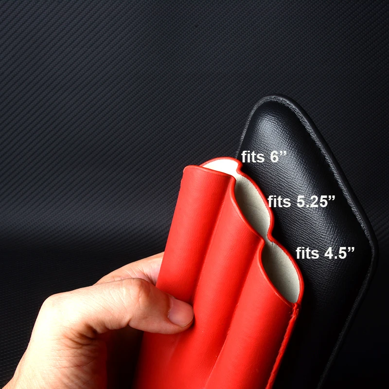 New Arrive Leather Cigar Case Contract Color Cigar Tube 22MM Cigar Holder Mini Cigar Humidor Travel Cigar Box Best Cigar Tool