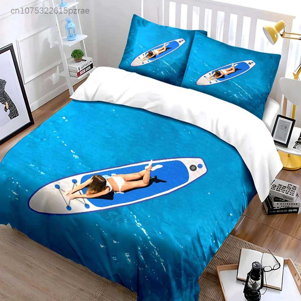 Outdoor Paddle Board Set Suitable For Water Sports Multiple Sizes kid's And adults' Bedroom Exquisite 3PC Bedding set, Gift