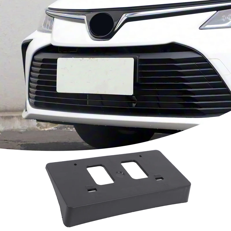 

For Toyota Corolla 2020-2022 ABS Black Car Front License Plate Bracket Decoration Car Accessories OE:TO1068159 | 5211412280