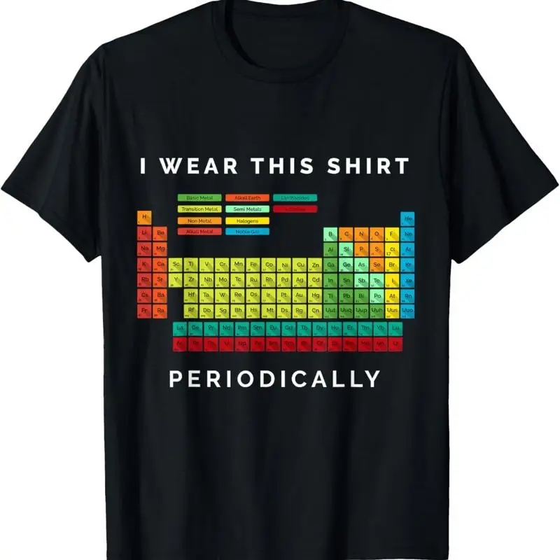 Eu visto esta camiseta de trocadilho de química de tabela periódica periódica