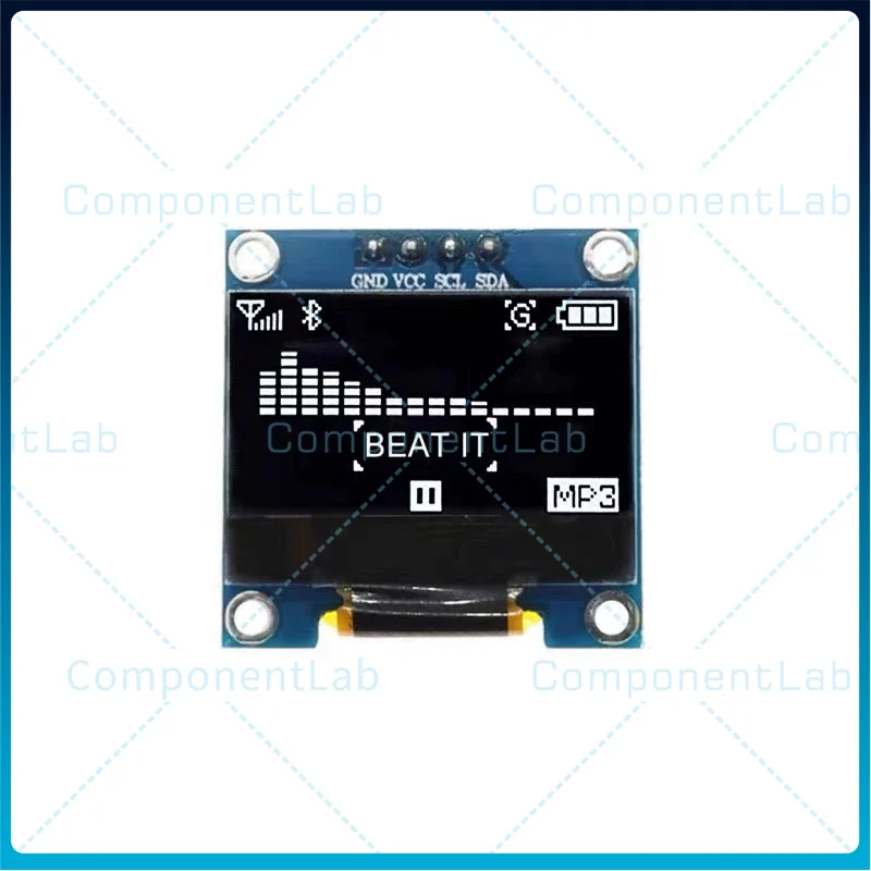 3-10pcs 0.96-inch OLED Screen 128x64 LCD Display Module SSD1306 Serial/Parallel I2C Interface 4-Pin Module