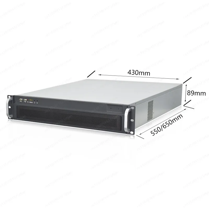 2U rack type 550650 deep storage computing computer server main board compatible power supply industrial control chassis
