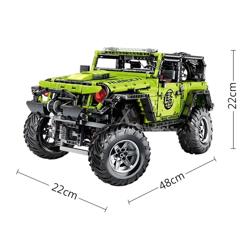 

Technical Car MOC Remote Control SUV Building Blocks Bricks Set Motor Power Speed Off-road J902 buggy Children Toys Gift