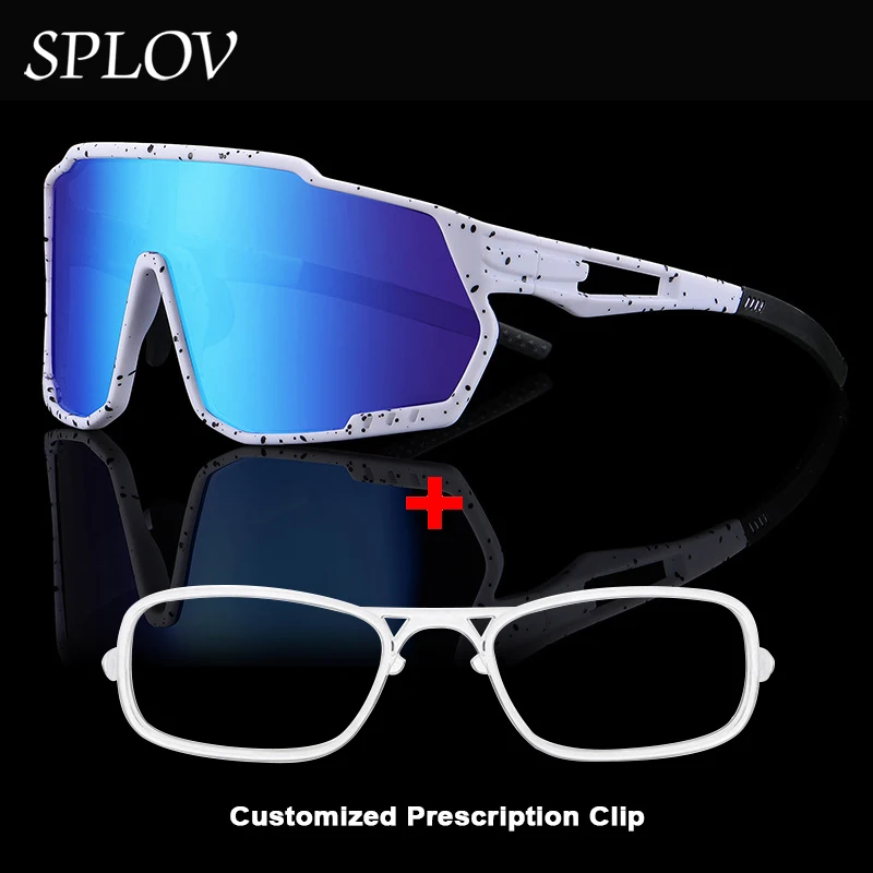 

SPLOV New Sports Prescription Sunglasses Professional Customized High-definition Prescription Lenses Myopia Glasses