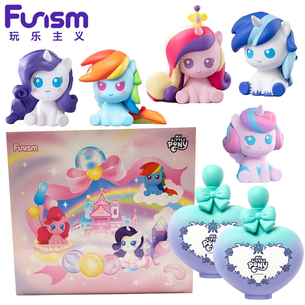 

Original FUNISM My Little Pony Magic Bottle Mini Blind Box Adorable Dolls Collective Toys Desktop Ornament Model Christmas Gifts