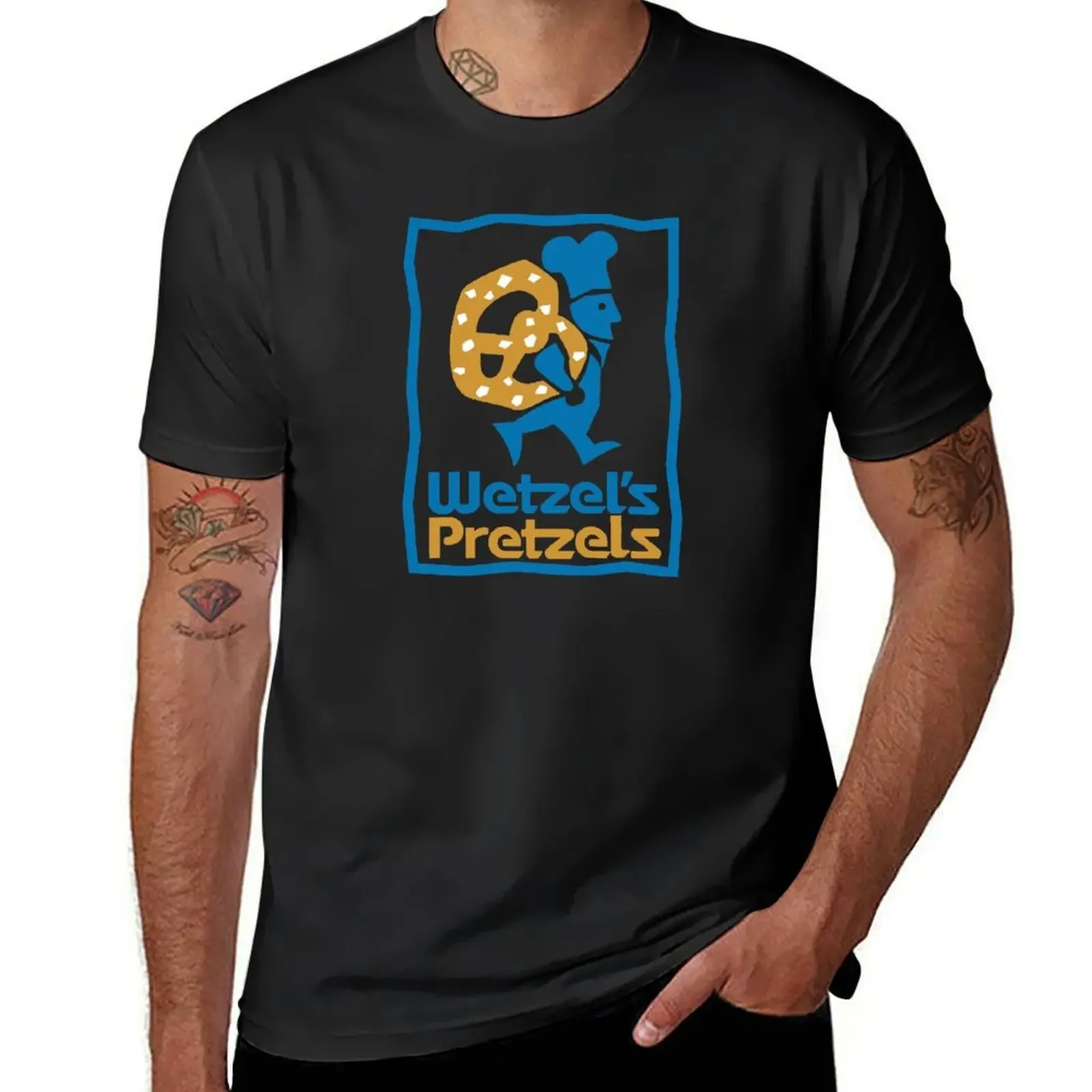 

Wetzel's Pretzels Cafe and Resto T-Shirt oversizeds cotton graphic tees plain t shirts men