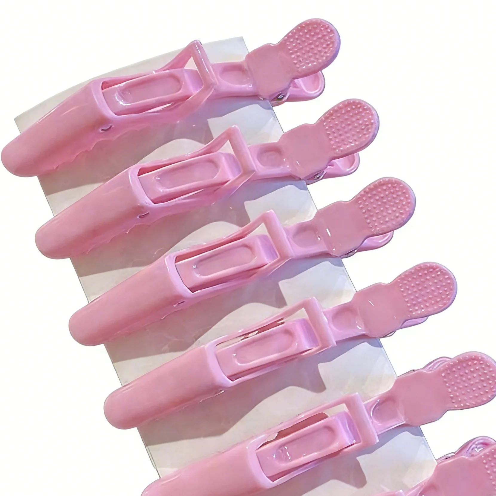 

10Pcs Wide Teeth Hair Clip Alligator Sectioning Clips Perm and Dye Hair Styling for Women Salon and Home Hairdressing
