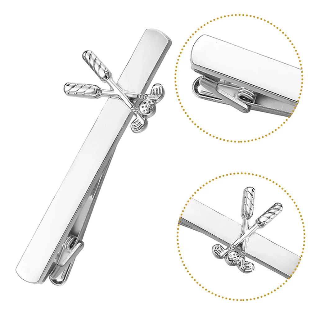 Elegante fermacravatta da uomo Design in rame resistente Chiusura regolabile Chiusura per cravatta alla moda per gentiluomini d'affari Occasioni formali